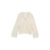 Ajour knit cardigan