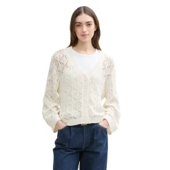 Ajour knit cardigan