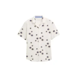Allover embroidered shirt