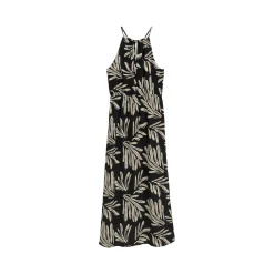 American neckline maxi dress