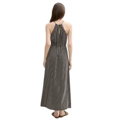 American neckline maxi dress