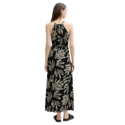 American neckline maxi dress
