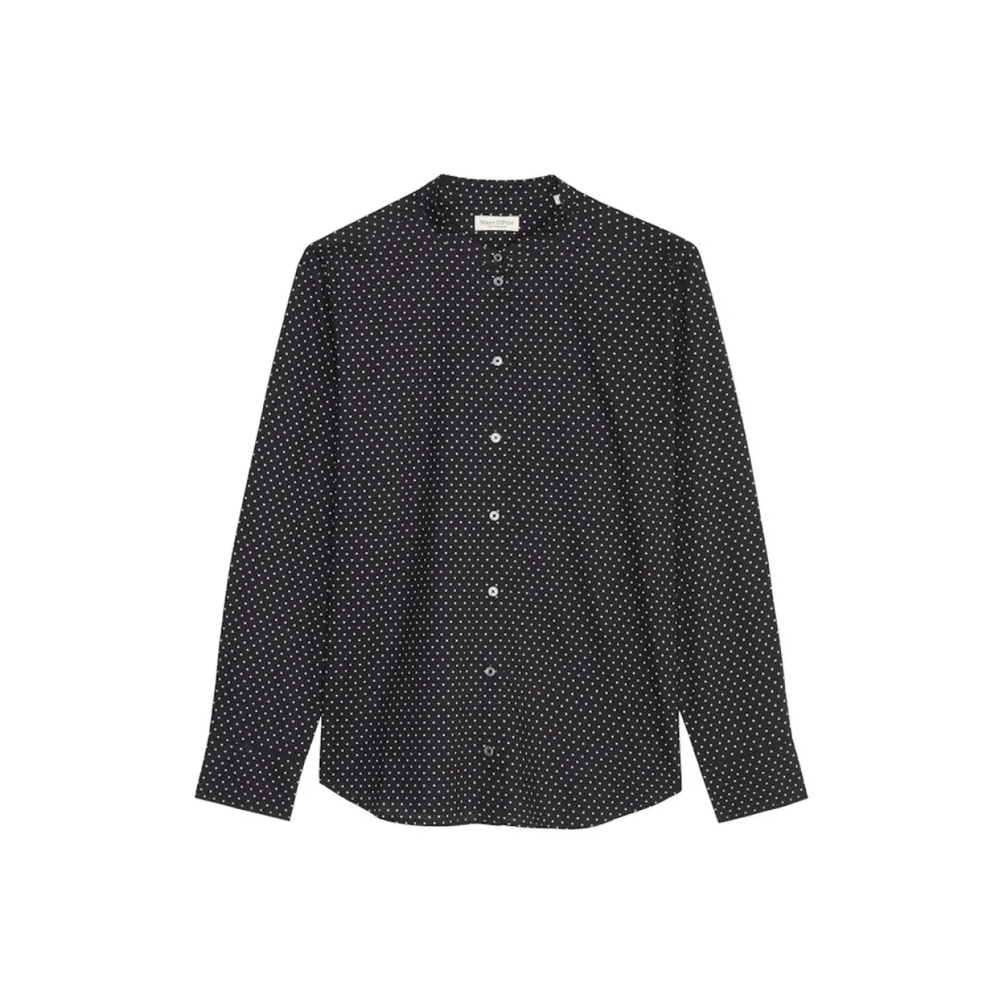 Blouse, casual fit, stand up c