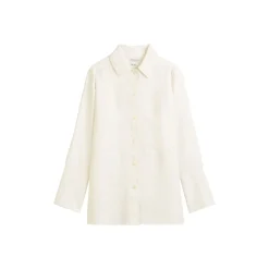 Blouse, long shape, kent colla