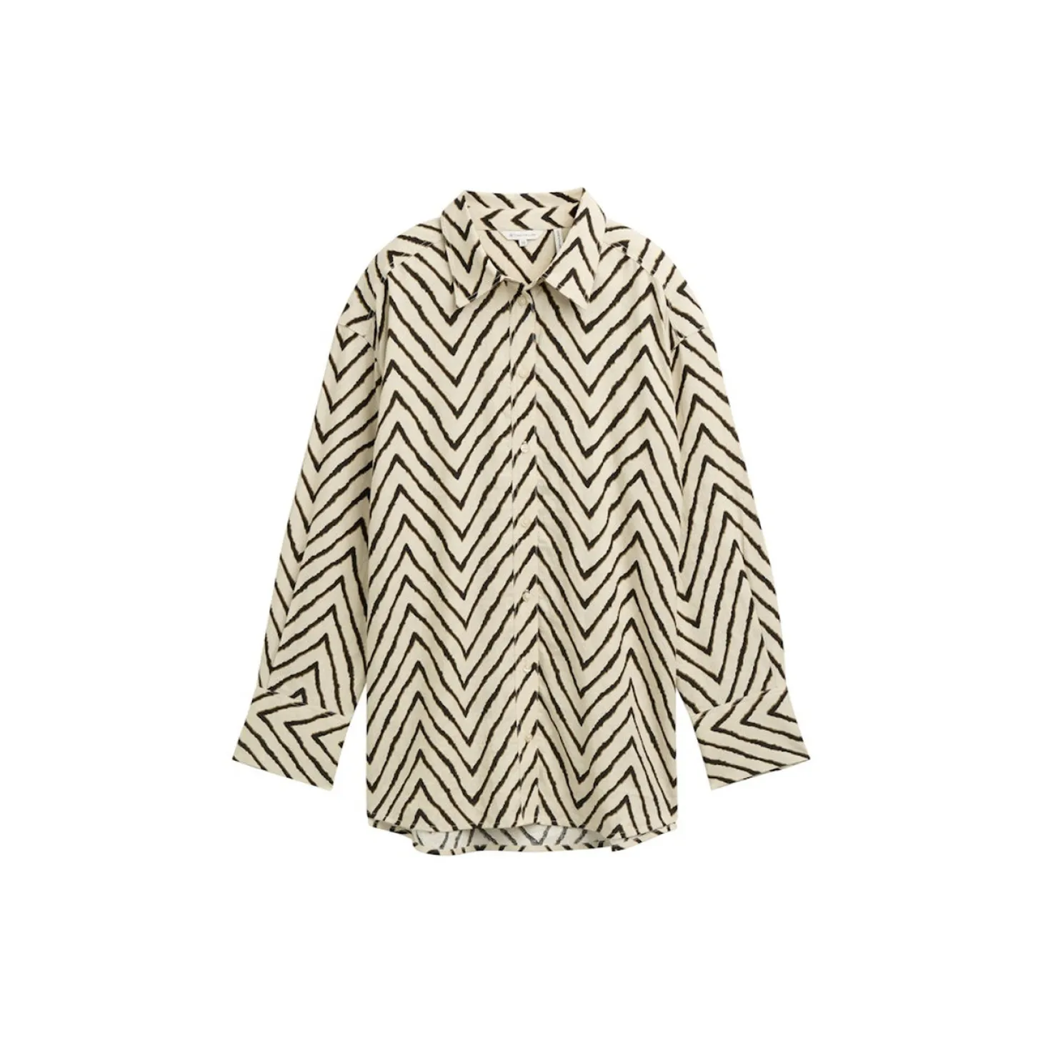 Blouse longstyle with linen