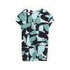Blouse printed shortsleeve