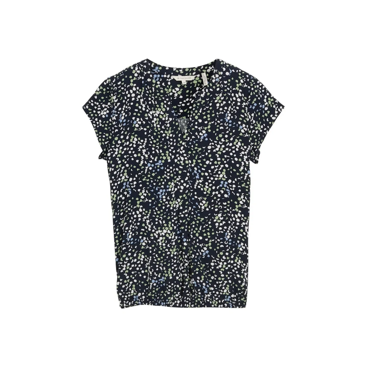 Blouse printed shortsleeve