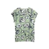 Blouse printed shortsleeve