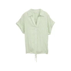Blouse striped shortsleeve