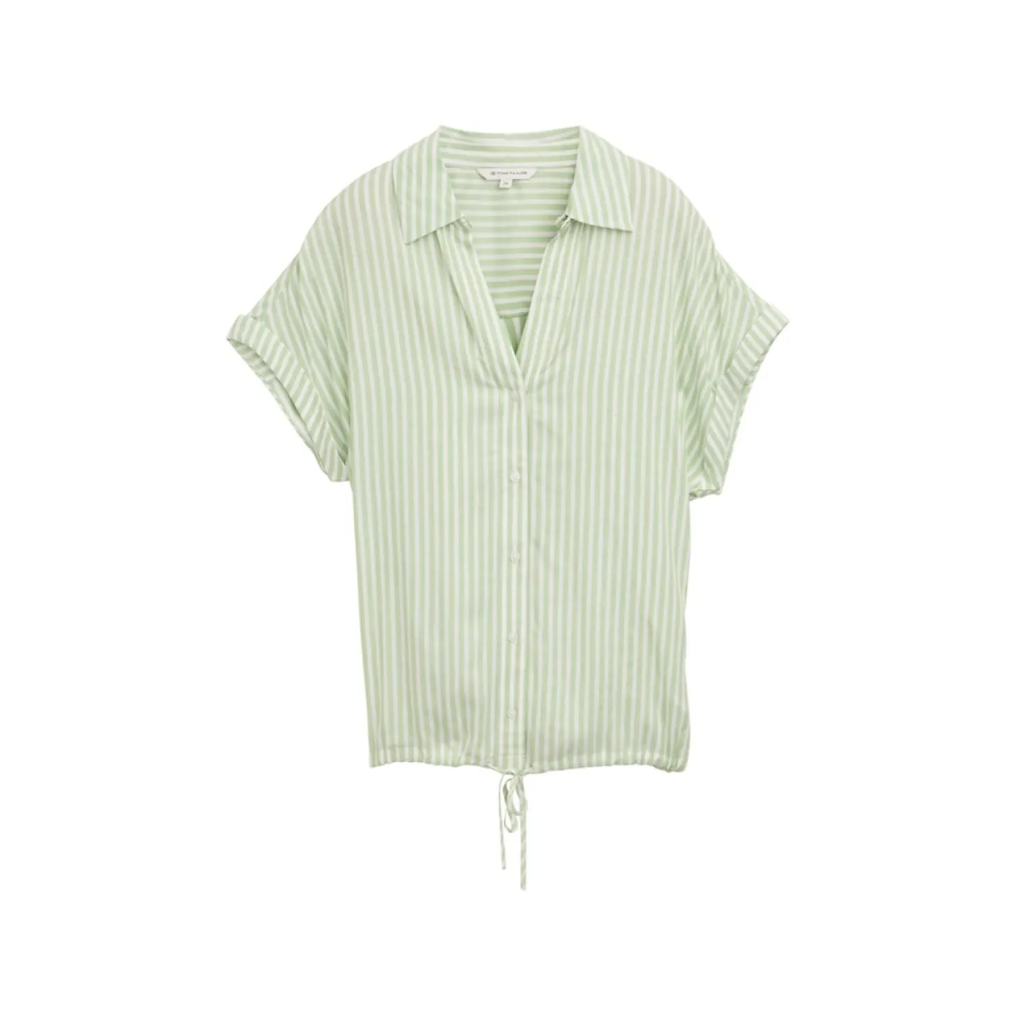 Blouse striped shortsleeve