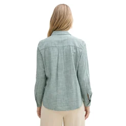 Blouse with slub structure