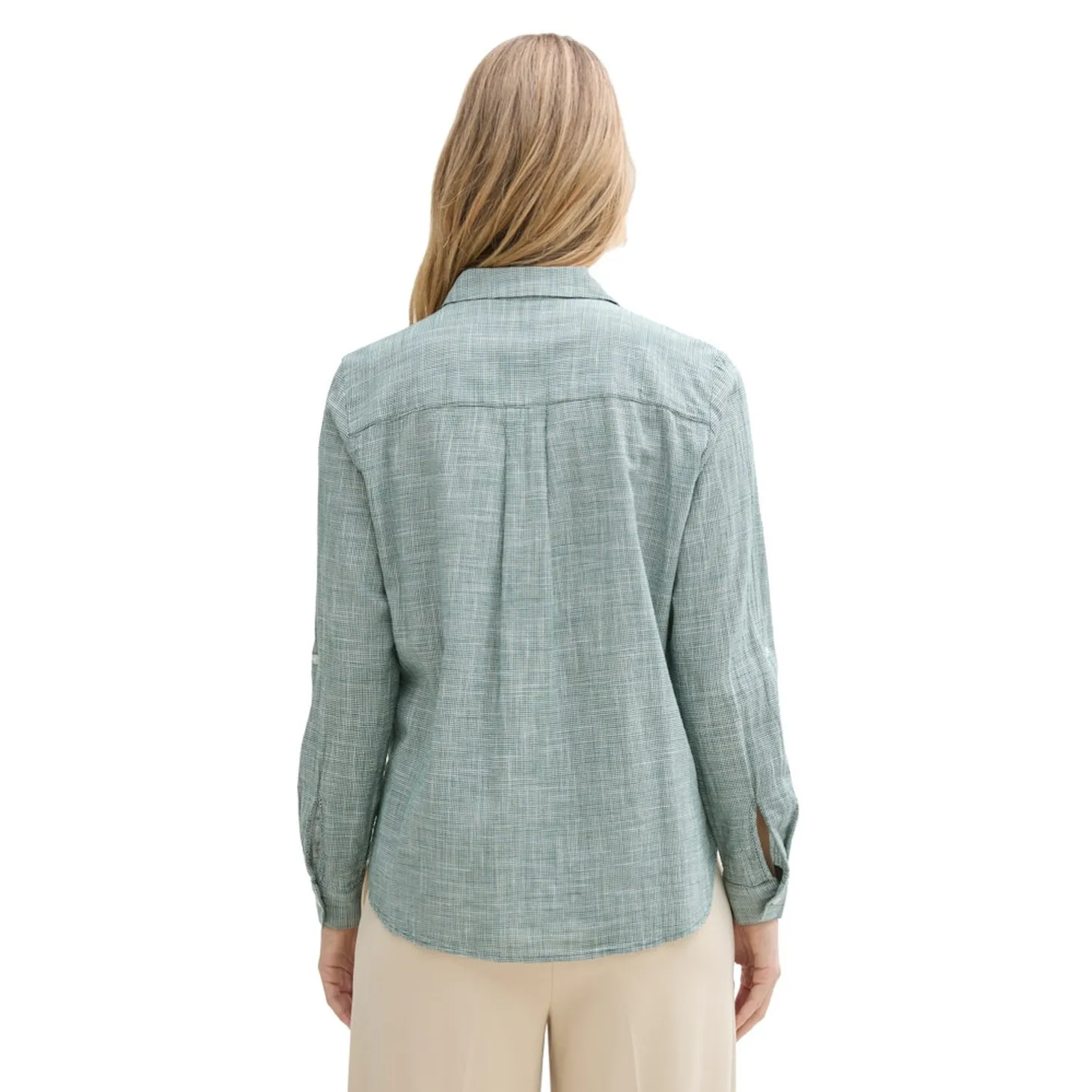Blouse with slub structure