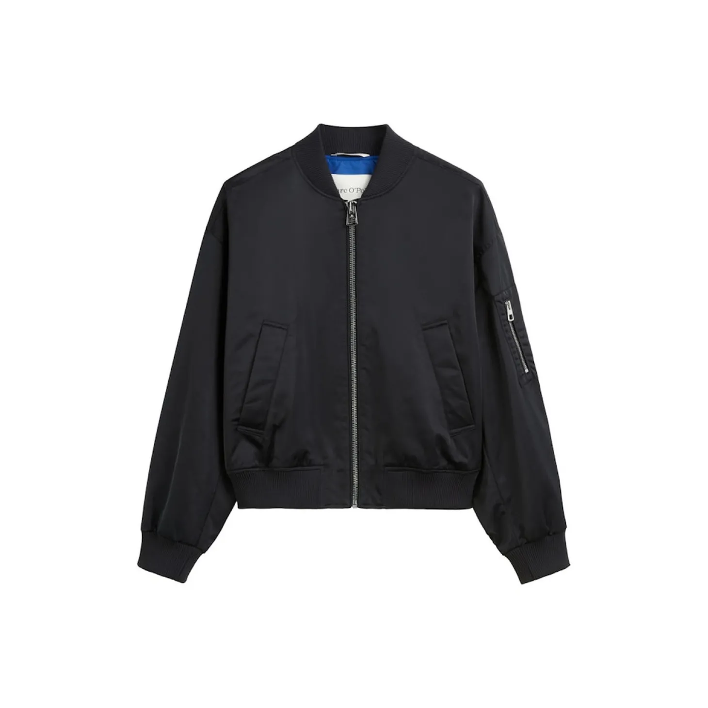 Blouson, knitted details, zipp