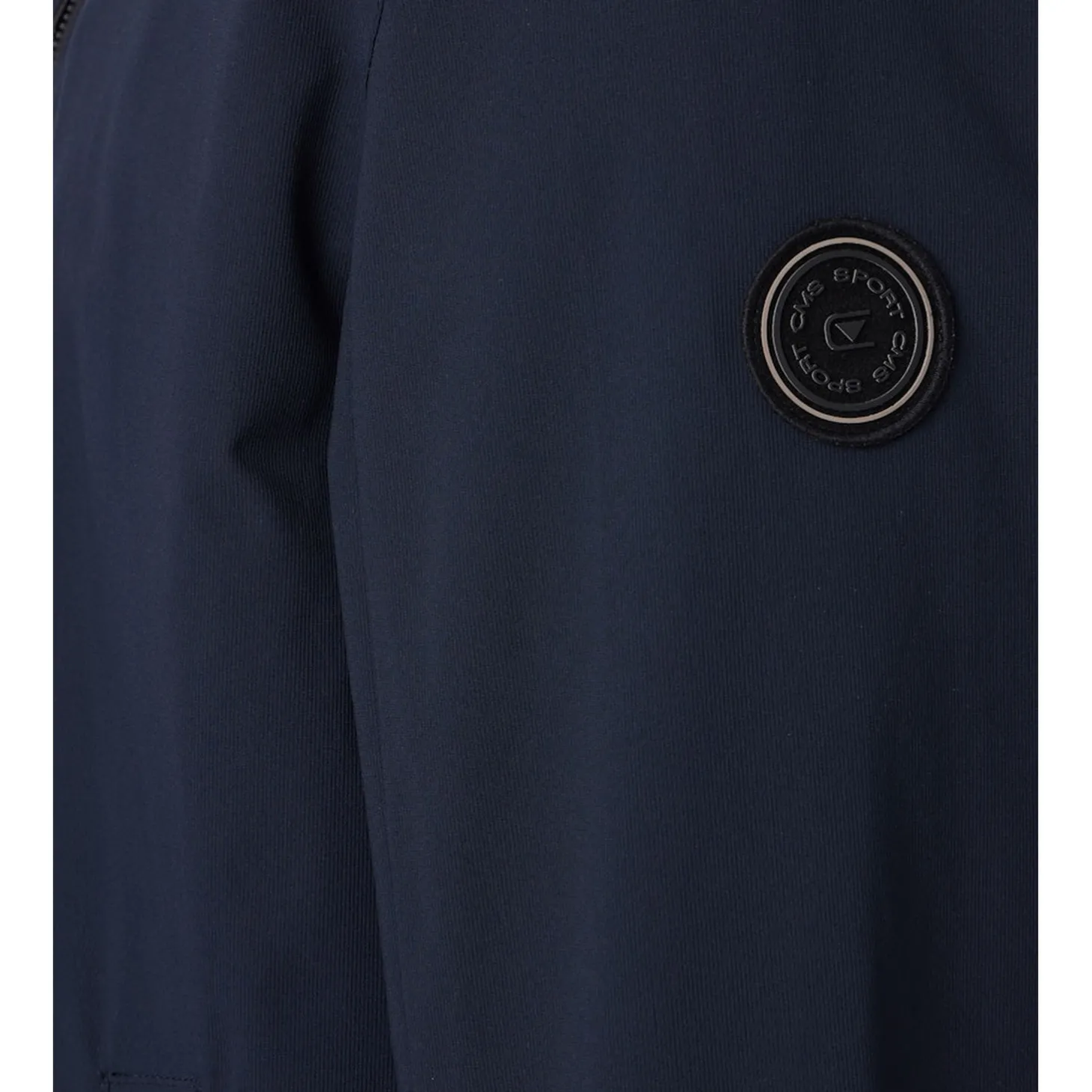 Blouson mit Strickbesatz