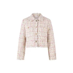 Boxy jacket with shirt collar