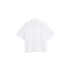 Boxy shirt with placket detail