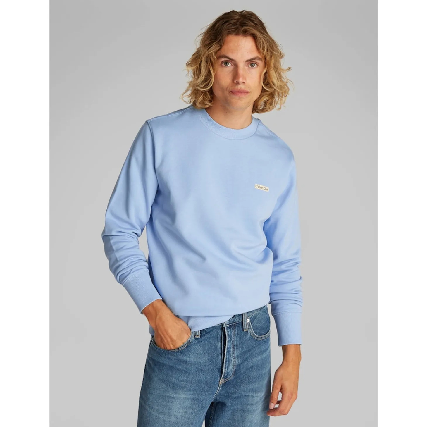 CALVIN KLEIN LABEL CREW NECK