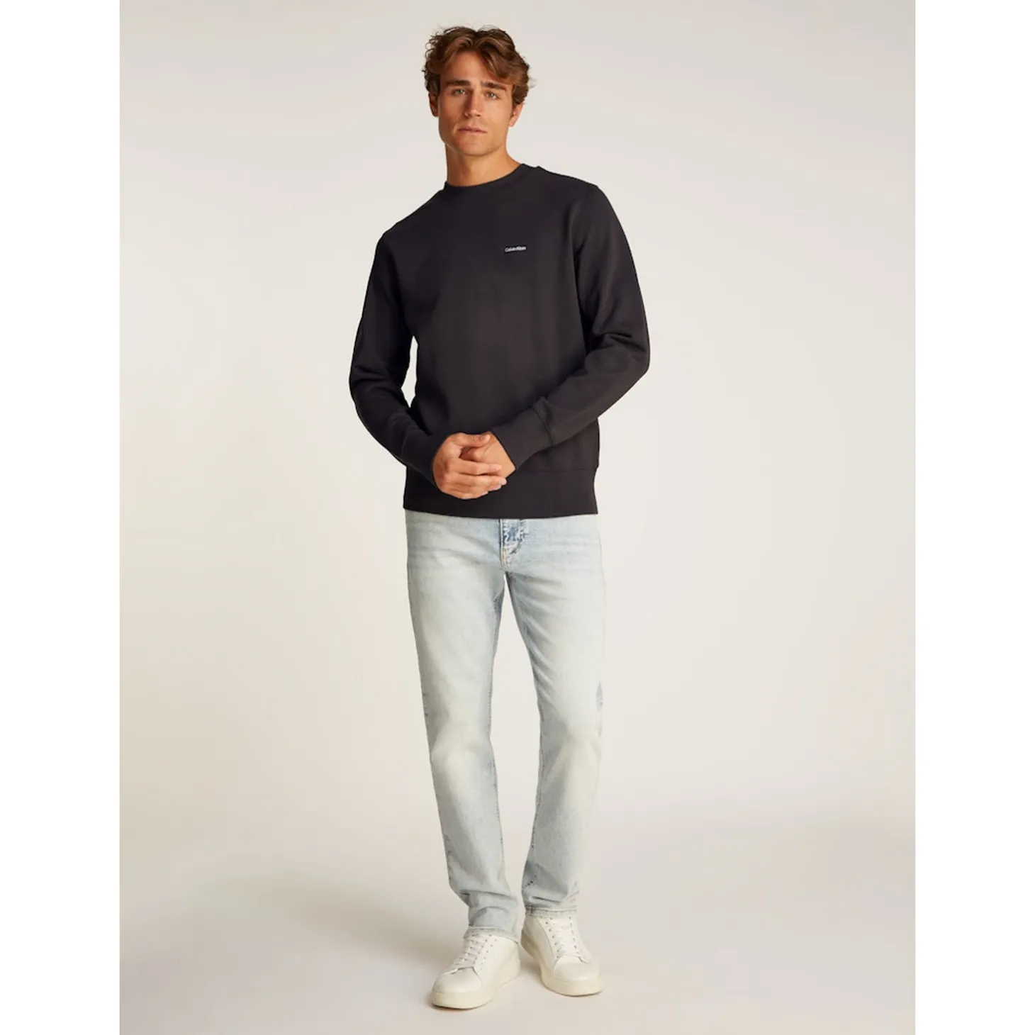 CALVIN KLEIN LABEL CREW NECK