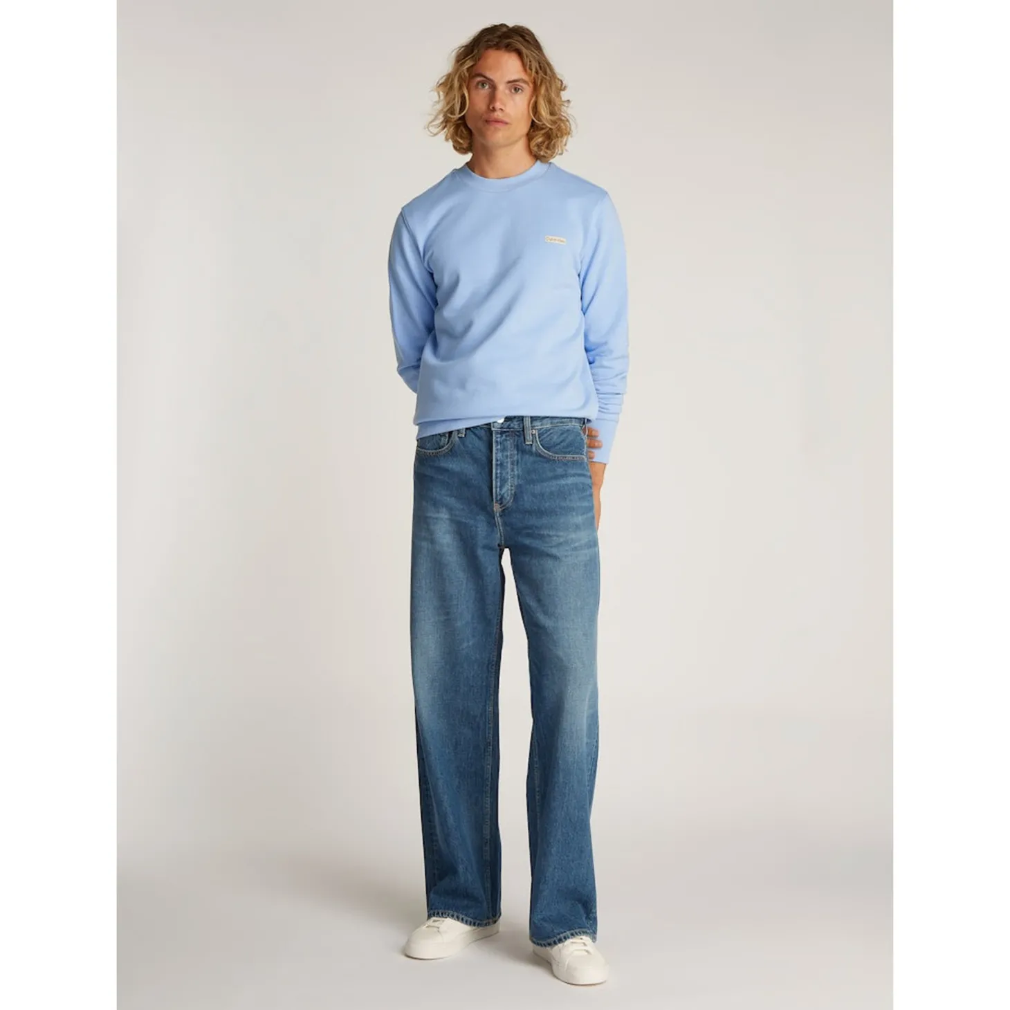 CALVIN KLEIN LABEL CREW NECK