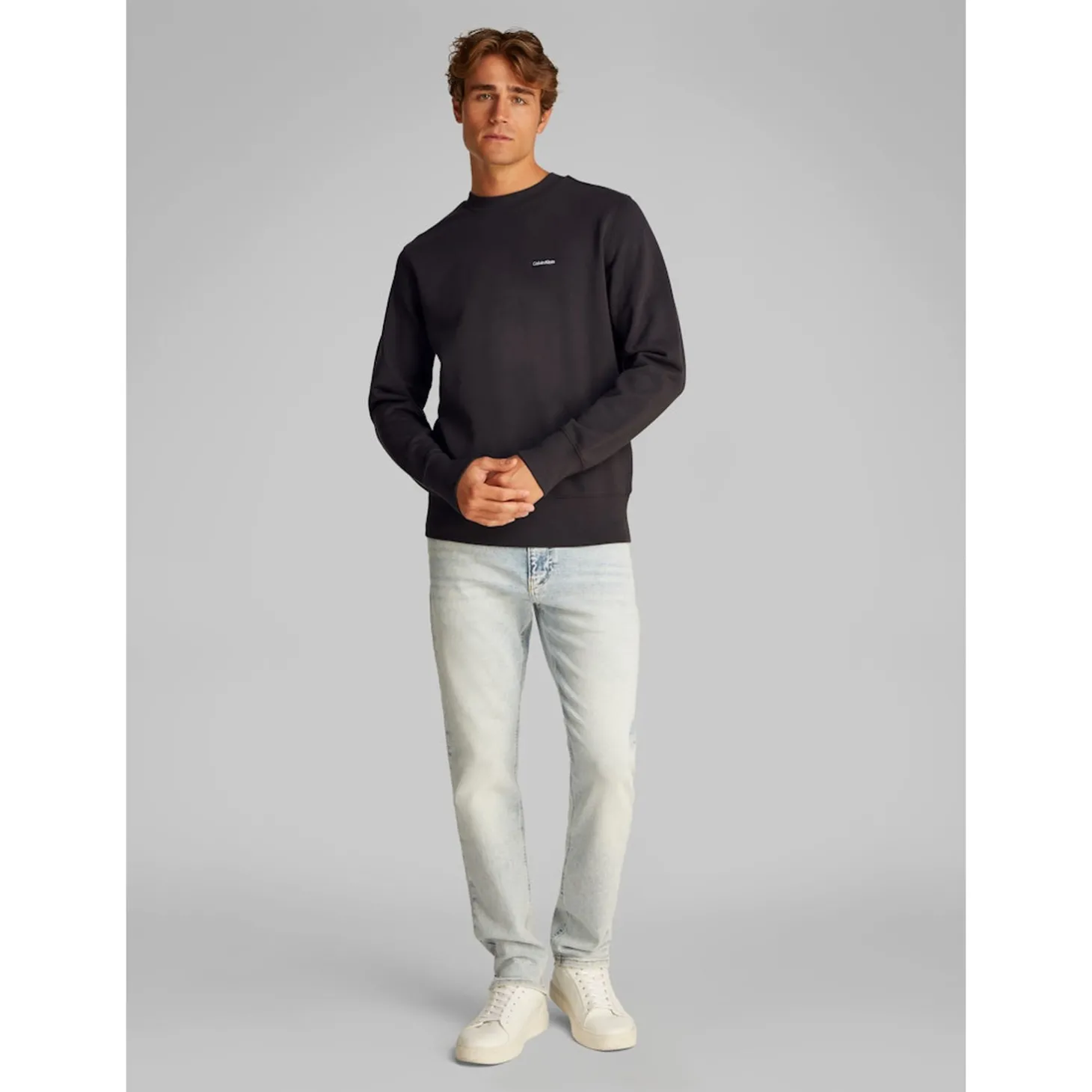 CALVIN KLEIN LABEL CREW NECK