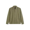Camp collar overshirt, side se