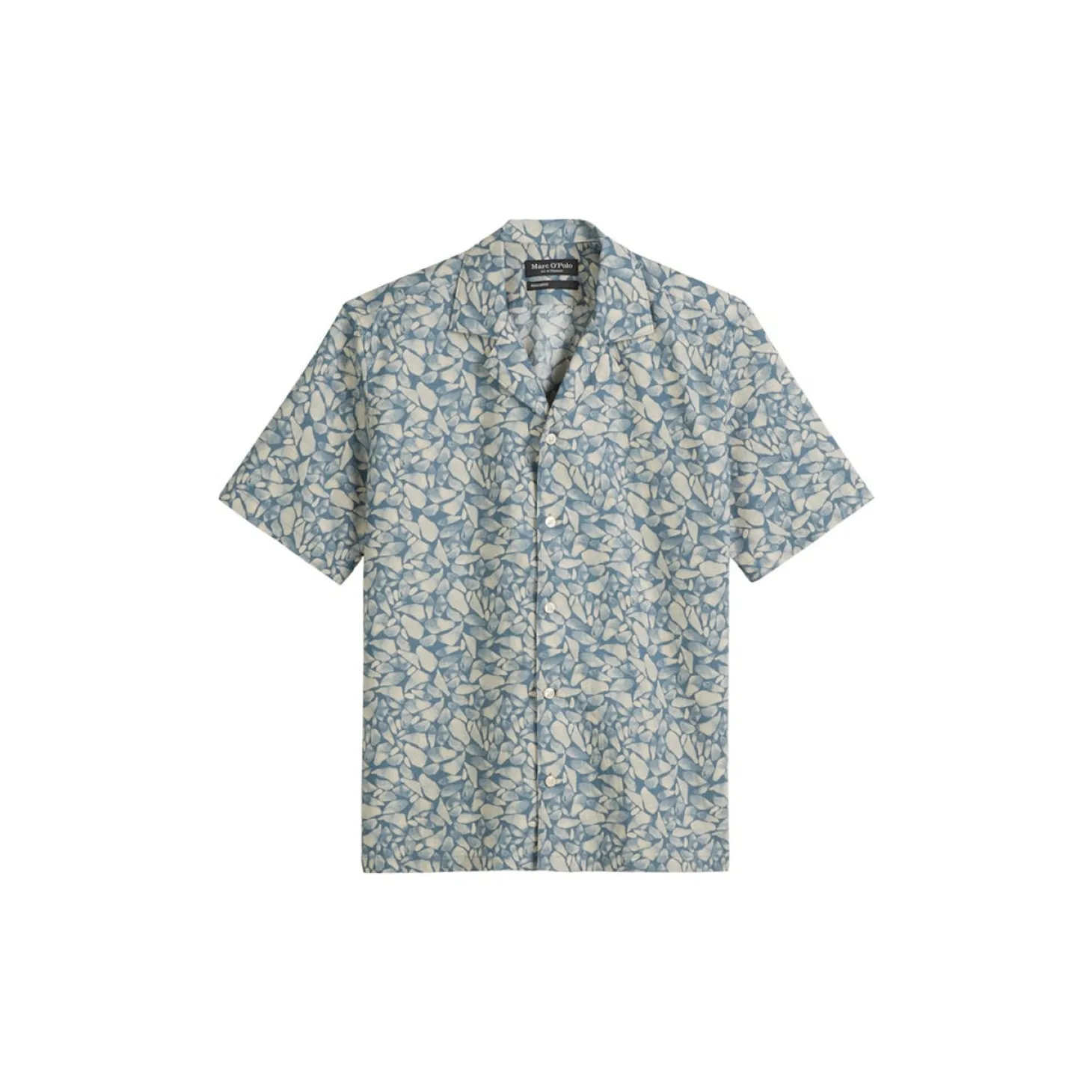 Camp collar, short sleeves, sl