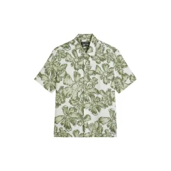 Camp collar, short sleeves, sl