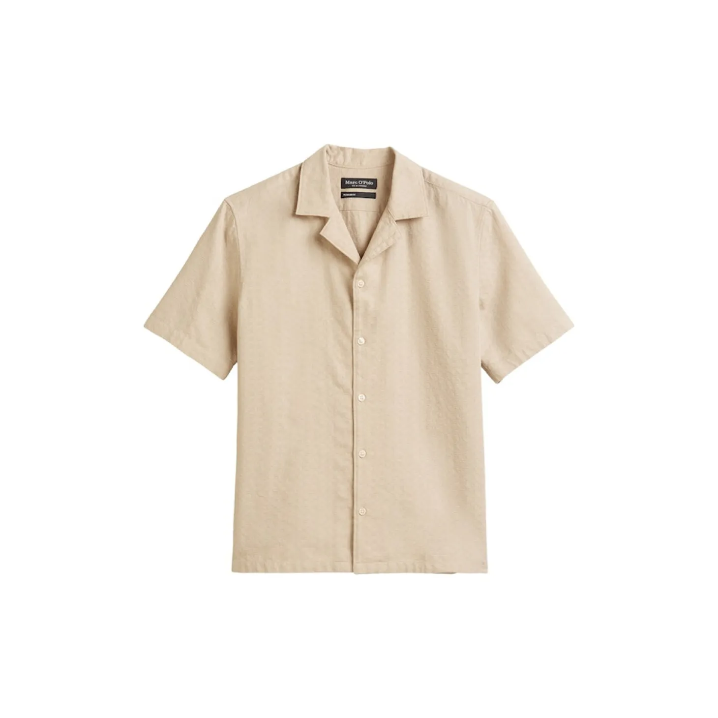 Camp collar, short sleeves, sl