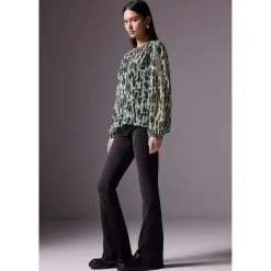 Chiffon tunic blouse w string