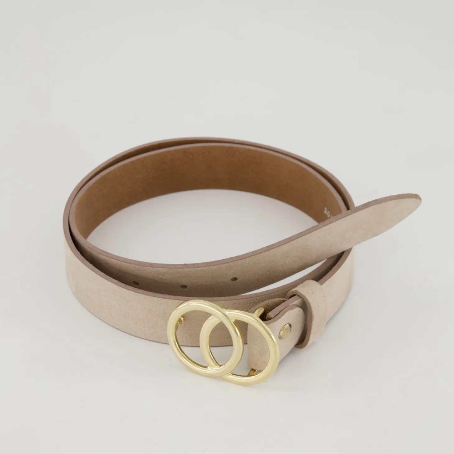 3CM VELOURS LEDERGUERTEL