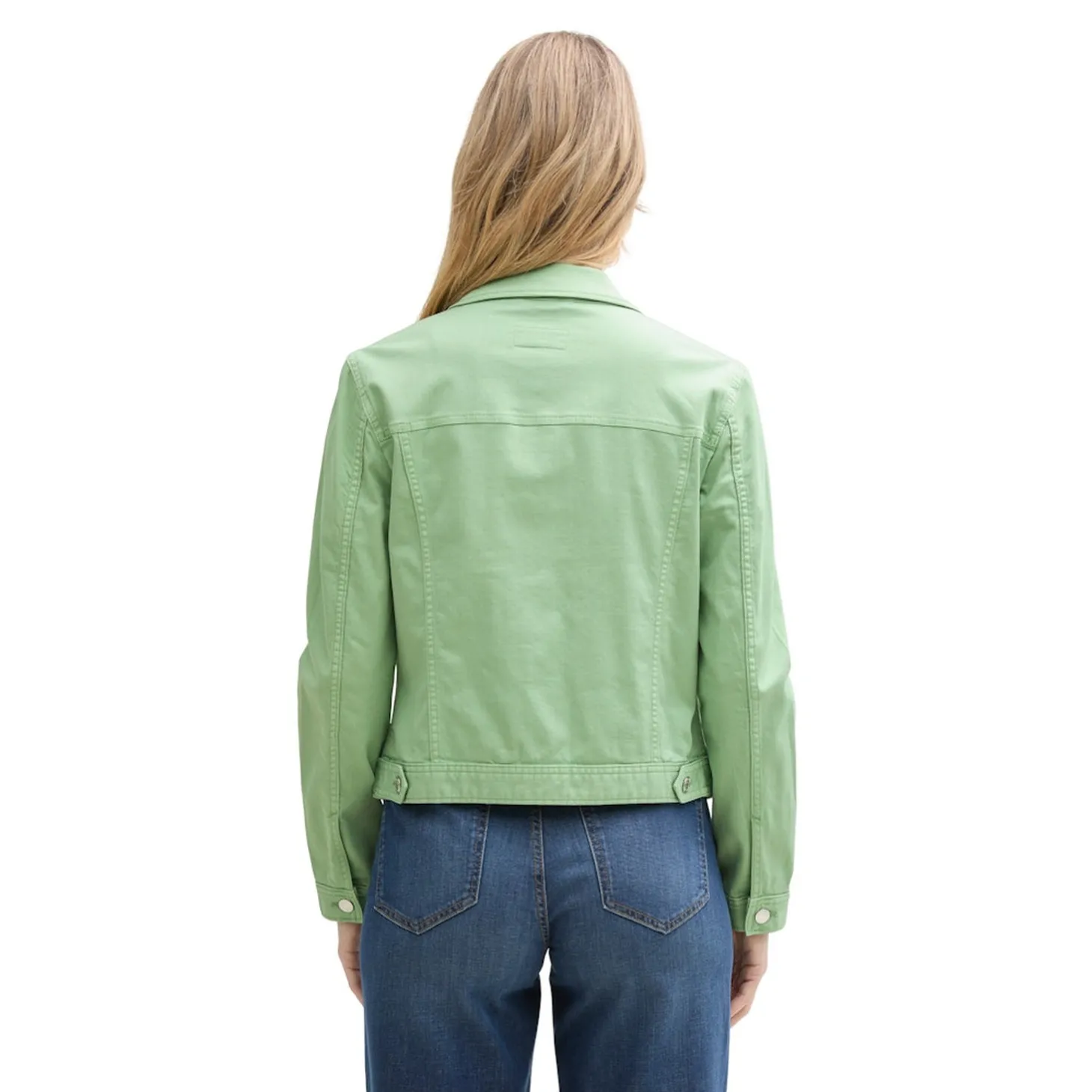 Colored denim jacket