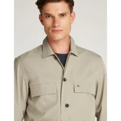 COTTON BLEND OVERSHIRT