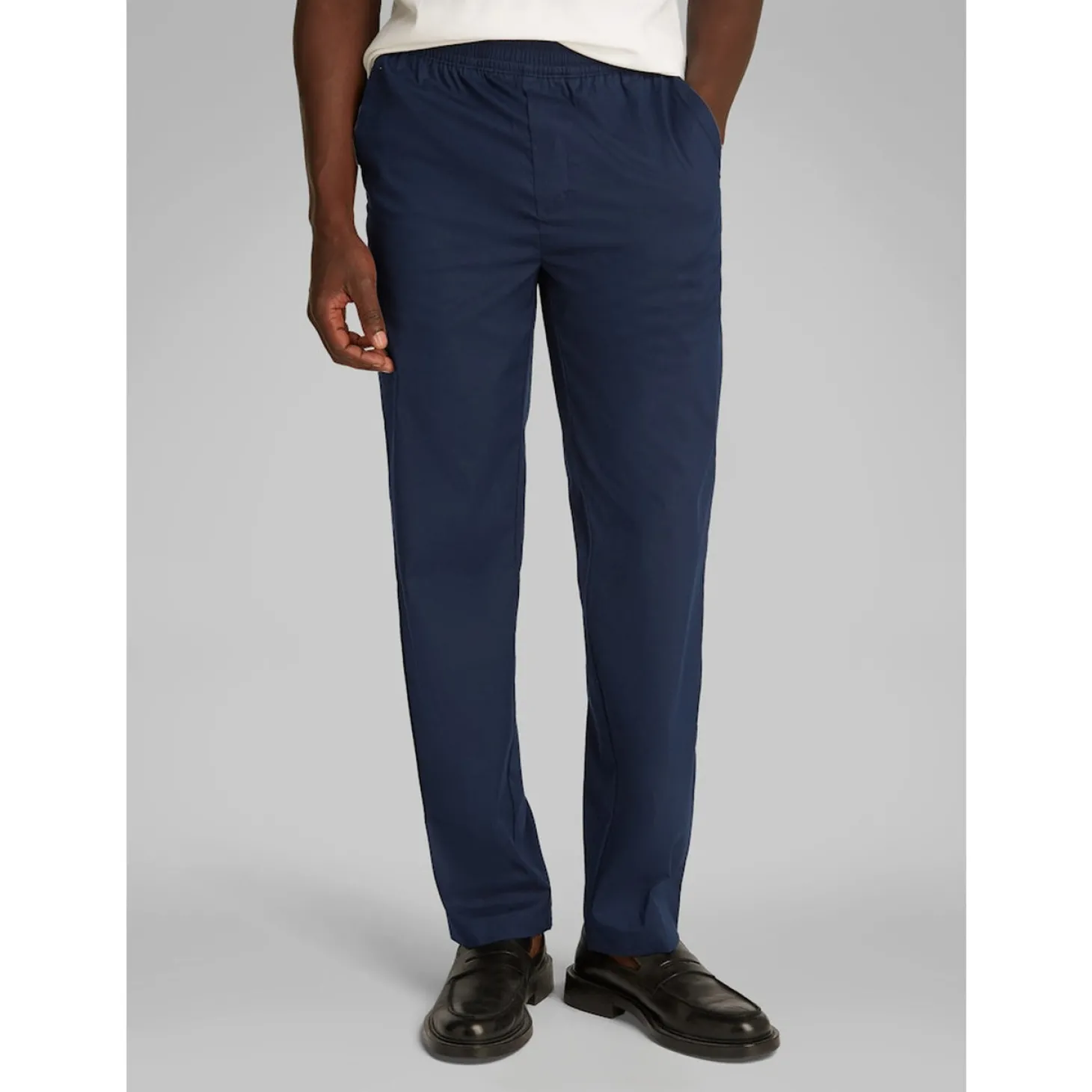 COTTON-STRETCH PULL UP PANT