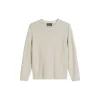 Crewneck, cotton linen, fine l