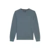 Crewneck, cotton slub, piqué s
