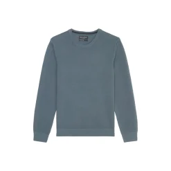 Crewneck, cotton slub, piqué s