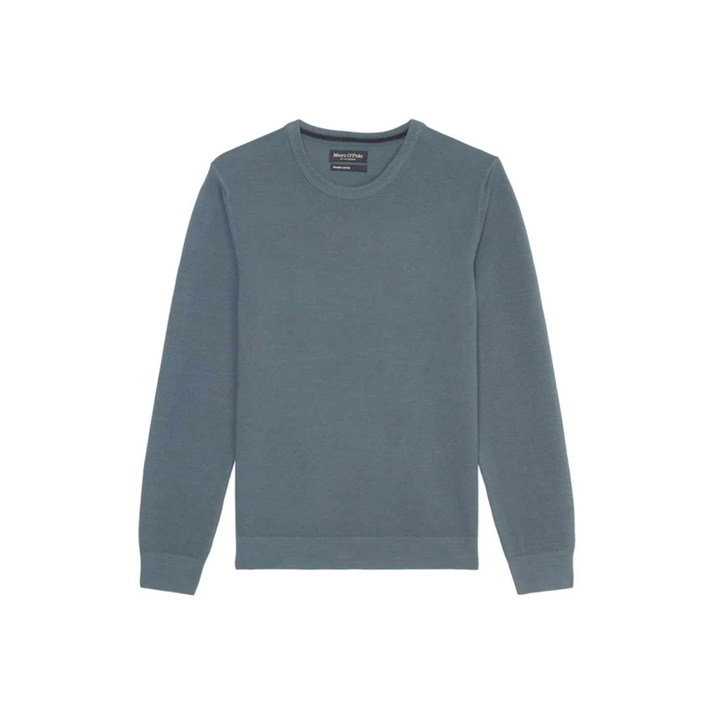 Crewneck, cotton slub, piqué s