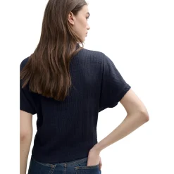Crinkle batwing T-shirt