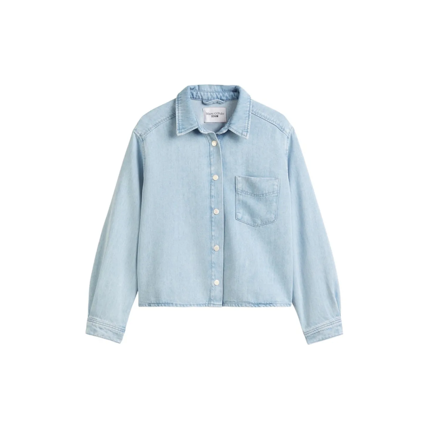 Denim Blouses Longsleeve, Boxy