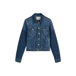 Denim Jacket, button closure,