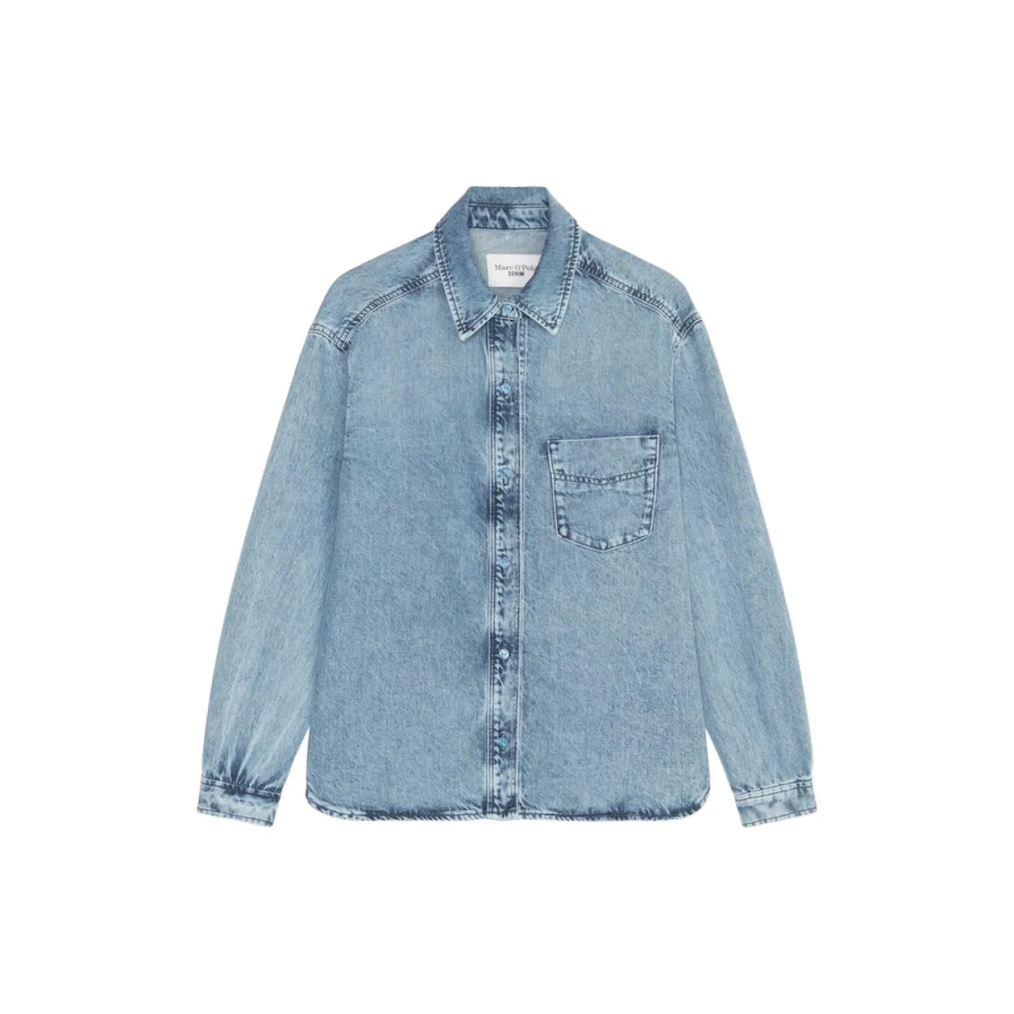 Denim Overshirts, Relaxed Fit,