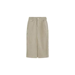 Denim Skirts, Maxi Length, Col