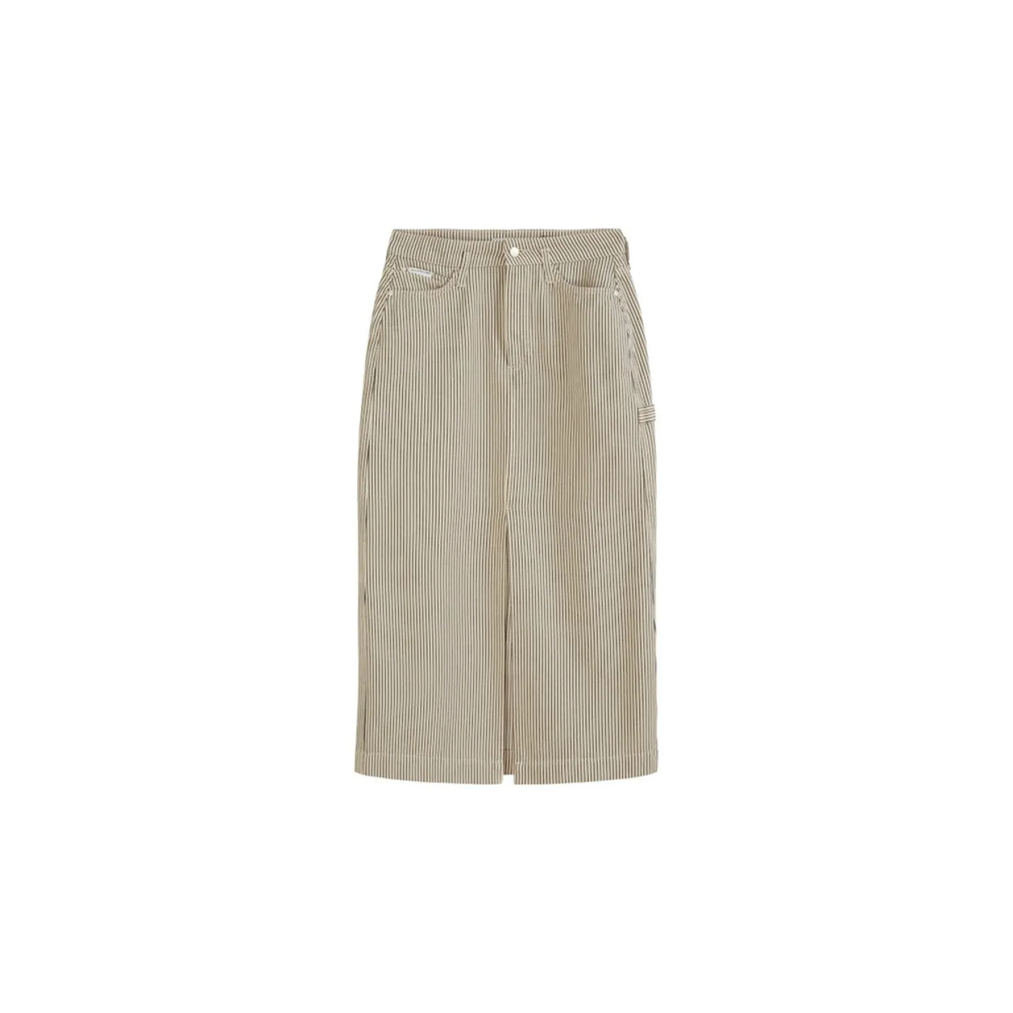 Denim Skirts, Maxi Length, Col