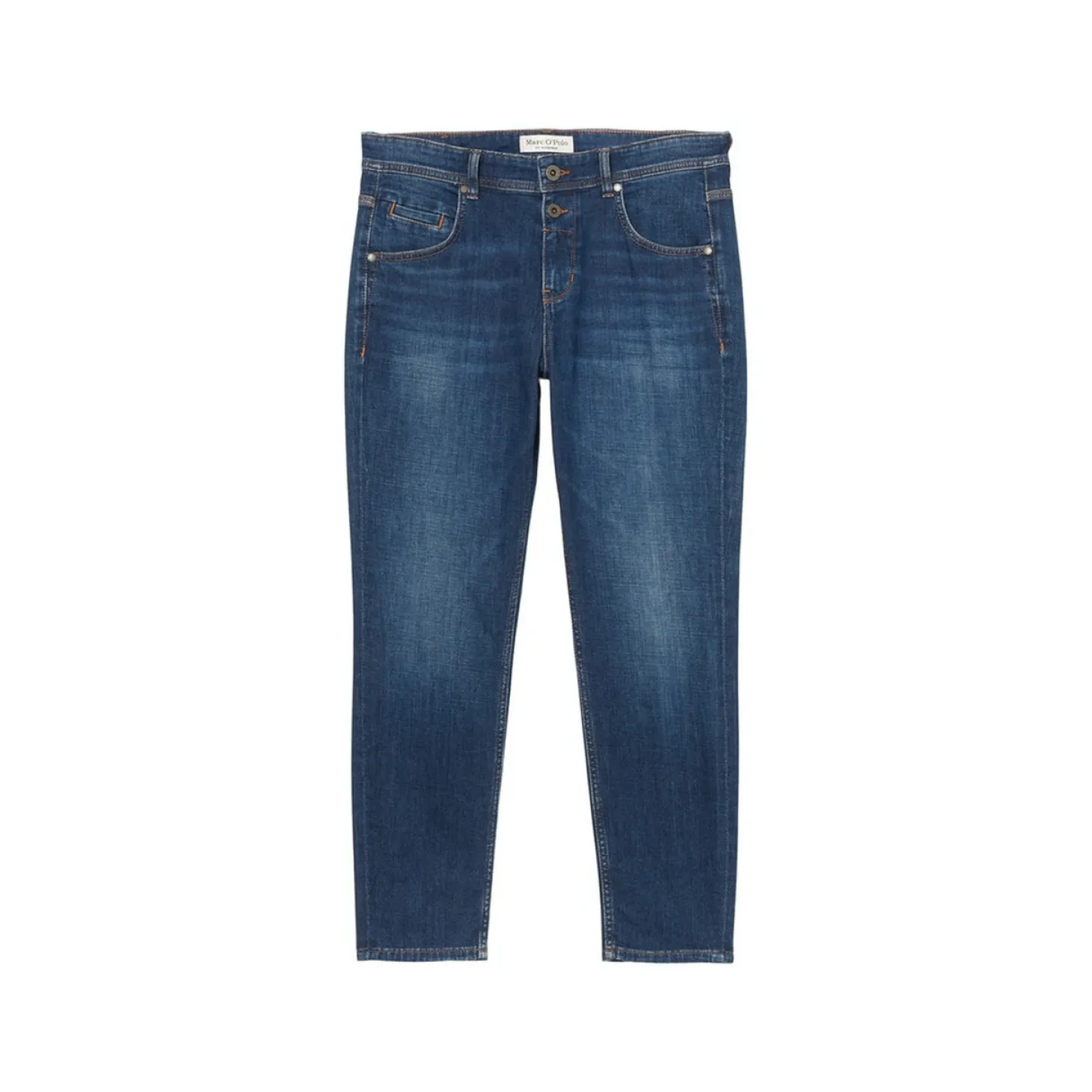 Denim Trouser, mid waist, boyf
