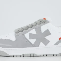 DREW - PATENT GREY / WHITE Lea