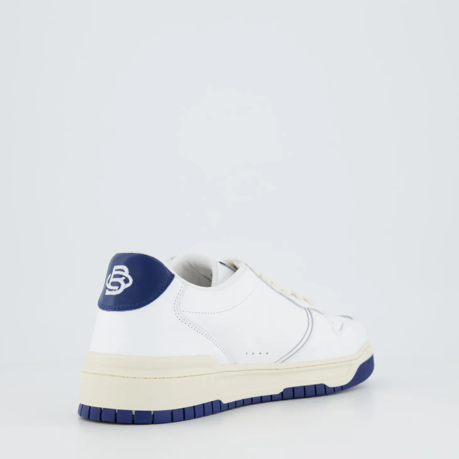 DREW - WHITE / NAVY Leather