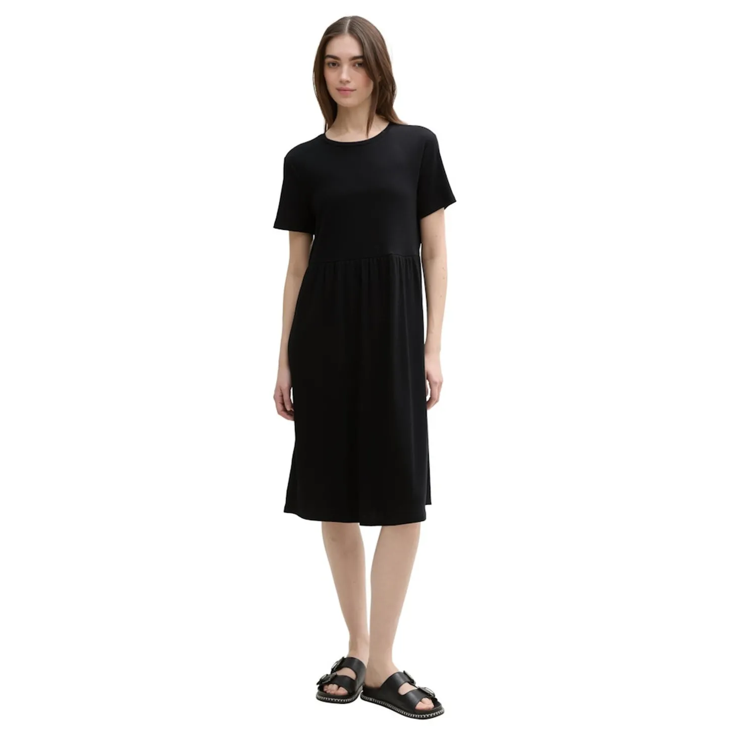 Easy midi jersey dress