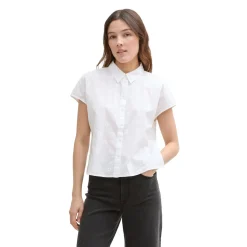 Embroidered cotton shirt