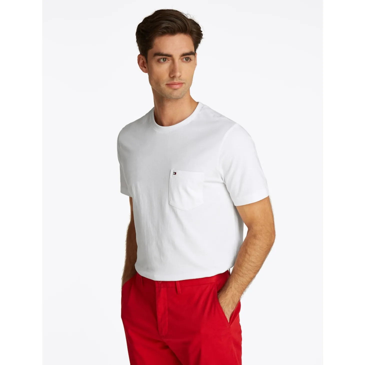 ESSENTIAL SOLID POCKET TEE