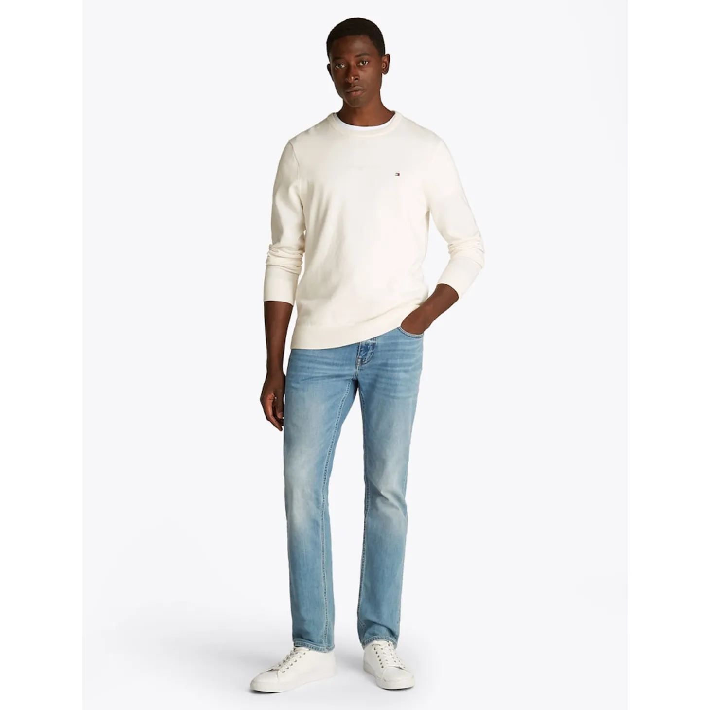 ESSENTIAL SSNL COTTON CREW NEC